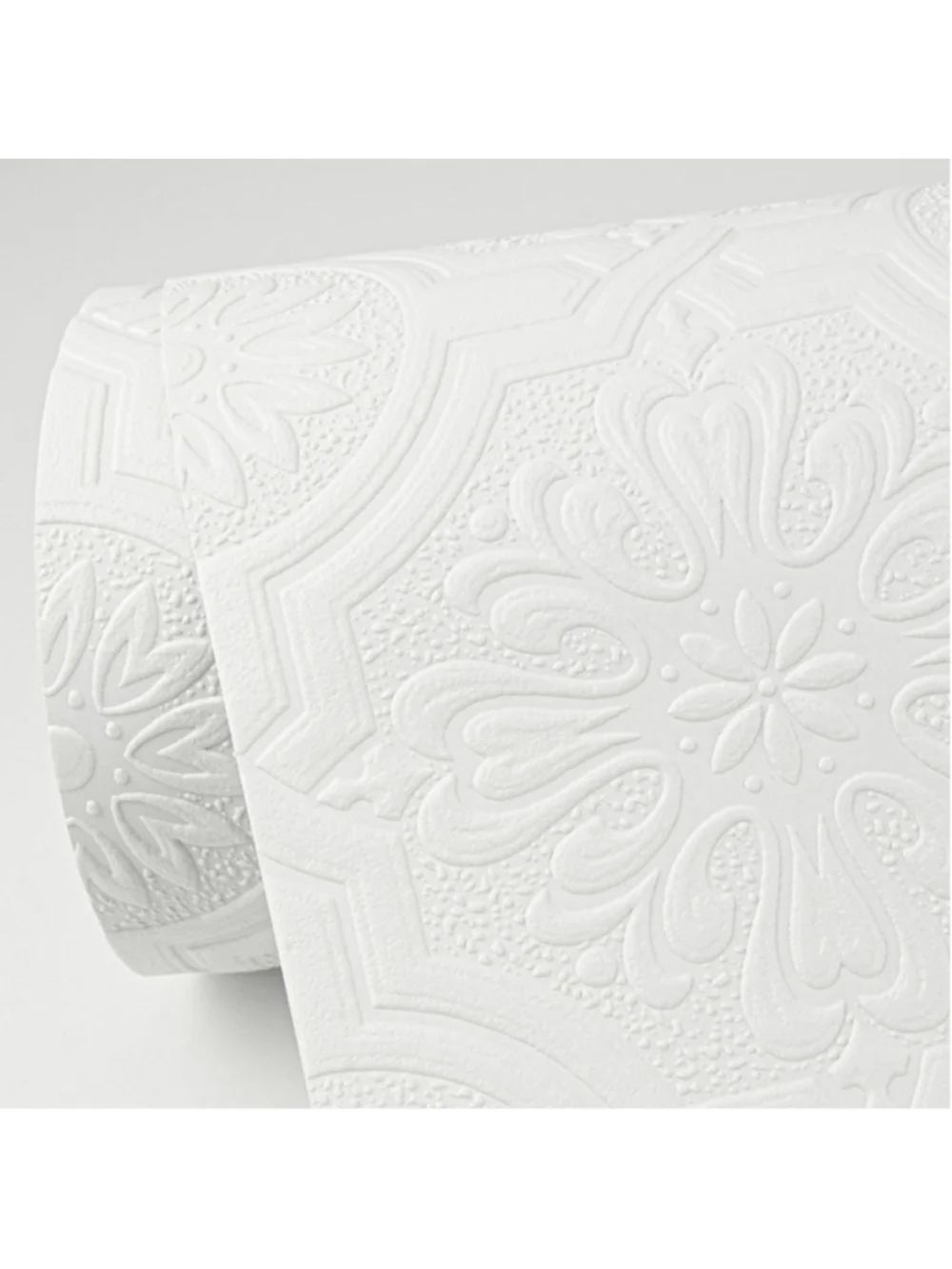 Brewster Home Fashions Victorian White Tin Ceiling Paintable Wallpaper